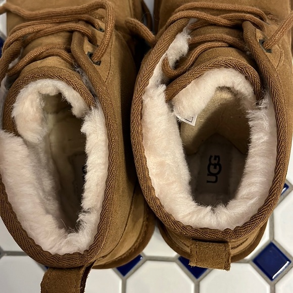 New UGG × Charcoal Neumel Chukka Suede in Chestnut Men's Sz 9 - Picture 15 of 15